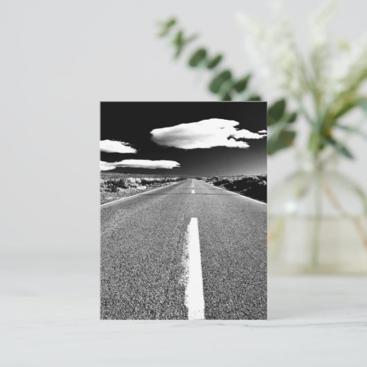 Desert Road Briefkaart (Staand voorkant)