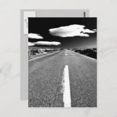 Desert Road Briefkaart (Voorkant / Achterkant)