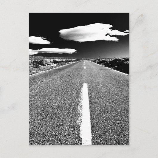 Desert Road Briefkaart (Voorkant)