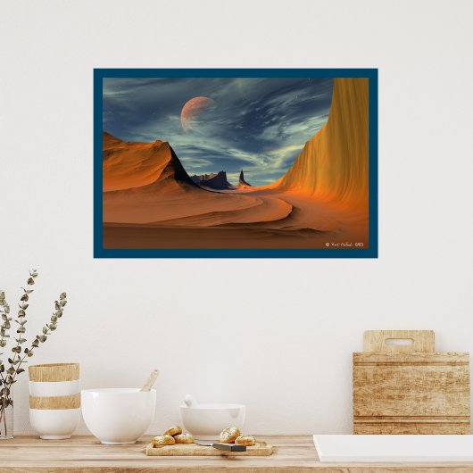 Desert Road Poster (Keuken)