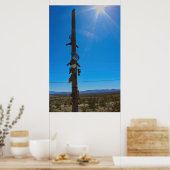 Desert Roadside Art Poster (Keuken)