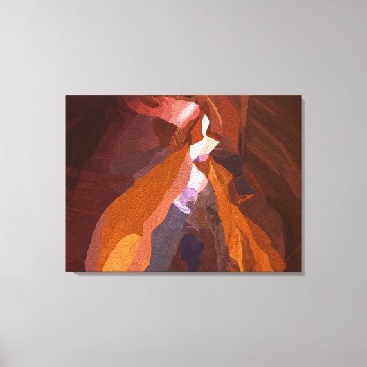 Desert Rock Formation  Canvas Afdruk (Voorkant)