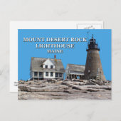 Desert Rock Lighthouse, Maine Briefkaart (Voorkant / Achterkant)