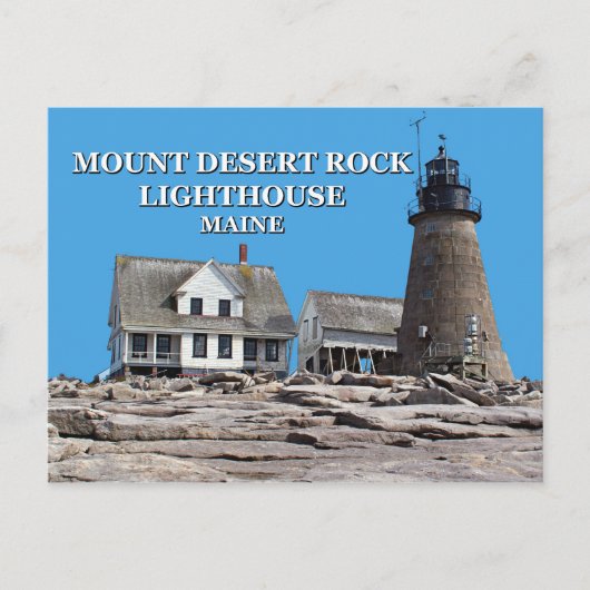 Desert Rock Lighthouse, Maine Briefkaart (Voorkant)
