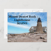 Desert Rock Lighthouse, Maine Briefkaart (Voorkant / Achterkant)