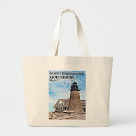 Desert Rock Lighthouse, Maine Canvas tas