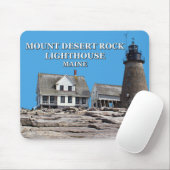 Desert Rock Lighthouse, Maine Mousepad Muismat (Met muis)