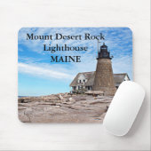 Desert Rock Lighthouse, Maine Mousepad Muismat (Met muis)