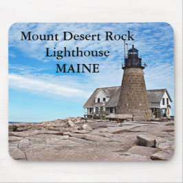 Desert Rock Lighthouse, Maine Mousepad Muismat