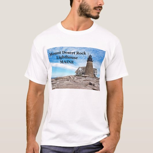 Desert Rock Lighthouse, Maine Shirt (Voorkant)