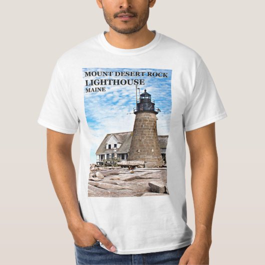 Desert Rock Lighthouse, Maine T-Shirt (Voorkant)