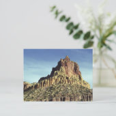 Desert Rock Mountain Peak Landscape Foto Briefkaart (Staand voorkant)