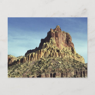 Desert Rock Mountain Peak Landscape Foto Briefkaart