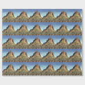 Desert Rock Mountain Peak Landscape Foto Cadeaupapier (Vlak)