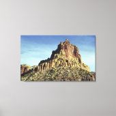 Desert Rock Mountain Peak Landscape Foto Canvas Afdruk (Voorkant)