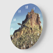 Desert Rock Mountain Peak Landscape Foto Grote Klok (Hoek)