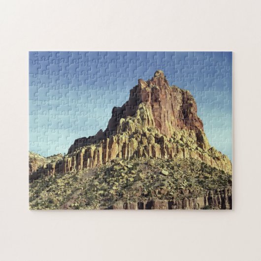 Desert Rock Mountain Peak Landscape Foto Legpuzzel (Horizontaal)