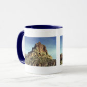 Desert Rock Mountain Peak Landscape Foto Mok (Voorkant links)