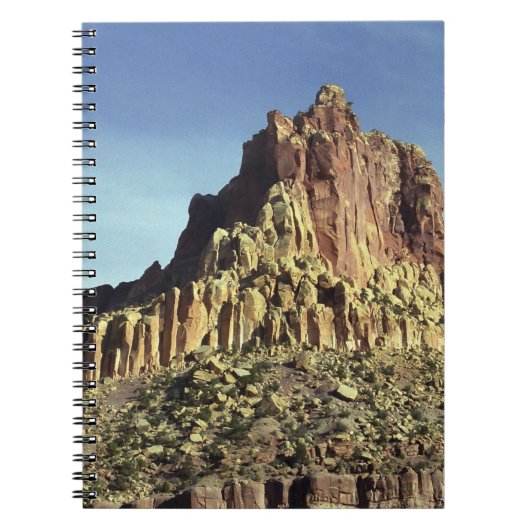 Desert Rock Mountain Peak Landscape Foto Notitieboek (Voorkant)
