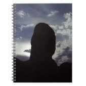 Desert Rock Silhouette: Arches National Park Foto Notitieboek (Voorkant)