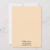 Desert Rodeo Retro Paard Rustieke Westerne bruilof Kaart (Achterkant)