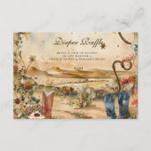 Desert Rodeo Western Diapper Raffle Informatiekaartje (Voorkant)