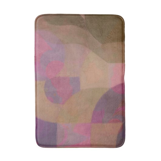 Desert Roos Arches - Warm Abstract Geometrie Badmat (Voorkant Verticaal)