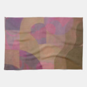 Desert Roos Arches - Warm Abstract Geometrie Theedoek (Horizontaal)