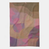 Desert Roos Arches - Warm Abstract Geometrie Theedoek (Verticaal)