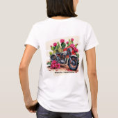Desert Roos & Benzine Dreams  Motorcycle T-shirt (Achterkant)