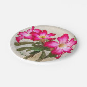 Desert Roos Bloemen Papier Bord (Gekanteld)