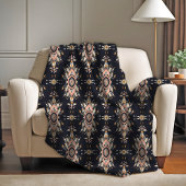 Desert Roos Charm Fleece Deken