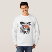 "Desert Roos" Elegant Western T-shirt (Voorkant volledig)