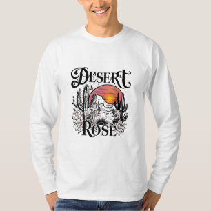 "Desert Roos" Elegant Western T-shirt