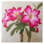 Desert Roos Flowers Keramische Tegel Tegeltje (Voorkant)