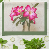 Desert Roos Flowers Keukenhanddoeken (Gevouwen)