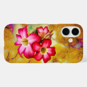 Desert Roos Flowers op Sand iPhone 16 Hoesje (Achterkant (horizontaal))