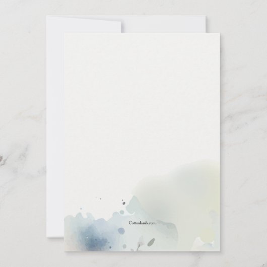 Desert Roos naam dag Kaart (Achterkant)