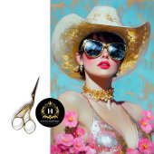 Desert Roos Rodeo Decoupage Tissuepapier