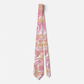 Desert Roos Swirl Necktie Stropdas (Voorkant)