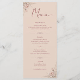 Desert Rose – Dune and Bloom Bruiloftsmenu voor fe Menu