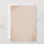 Desert Rose – Dune & Bloom Wedding Kaart (Achterkant)