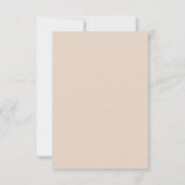 Desert Rose – Minimalist Wedding  Save the Date  (Achterkant)