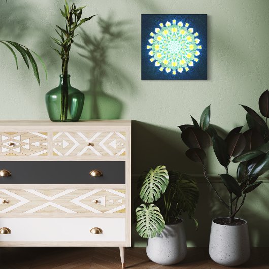 “Desert Rose Nocturne” Canvas Afdruk