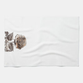 Desert Rose, Vintage Botanical Flower Theedoek