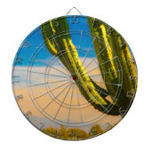 Desert Saguaro Cactus op Blue Sky Dartbord (Voorkant)