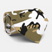 Desert Sand Camo Stropdas (Opgerold)