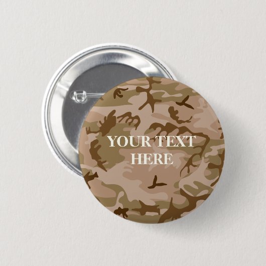 Desert Sand Camouflage Button (Voorkant /achterkant)