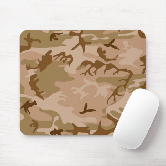 Desert Sand Camouflage Mousepad Muismat (Met muis)