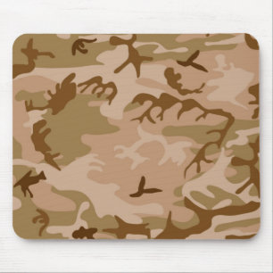 Desert Sand Camouflage Mousepad Muismat